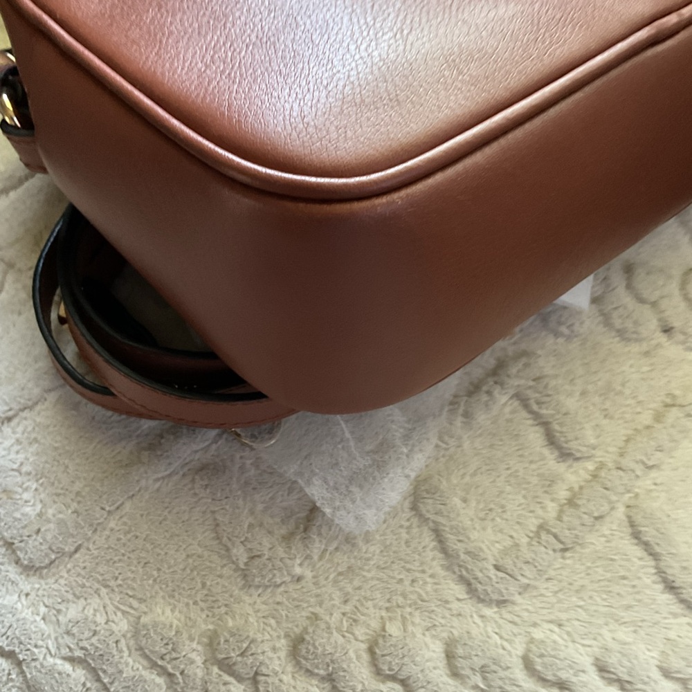 Valentino Chestnut Brown Leather Crossbody with Tassel - Picture 6 of 9
